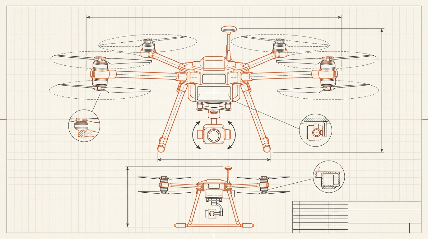 Hexrotor blueprint