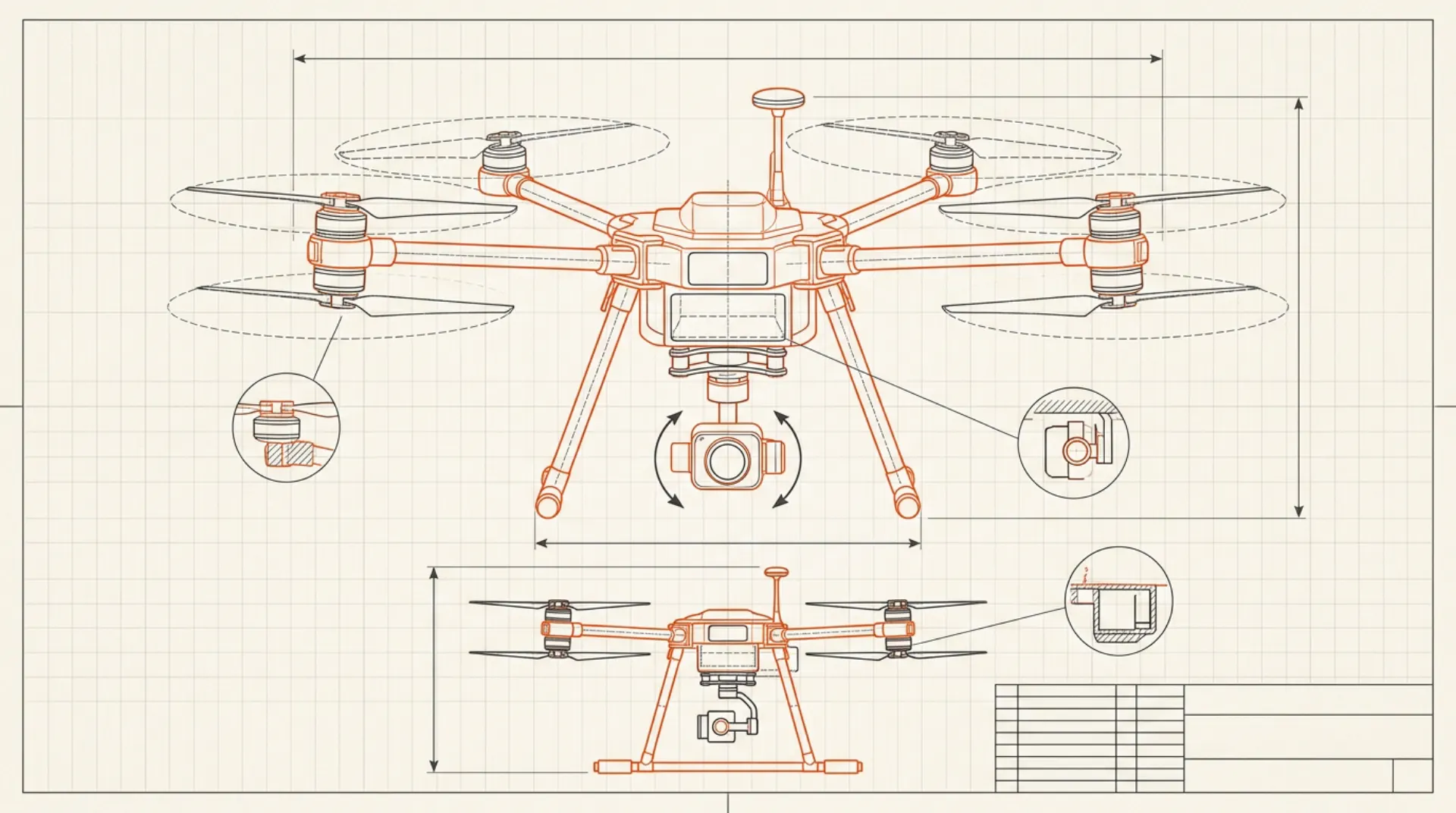 Hexrotor blueprint