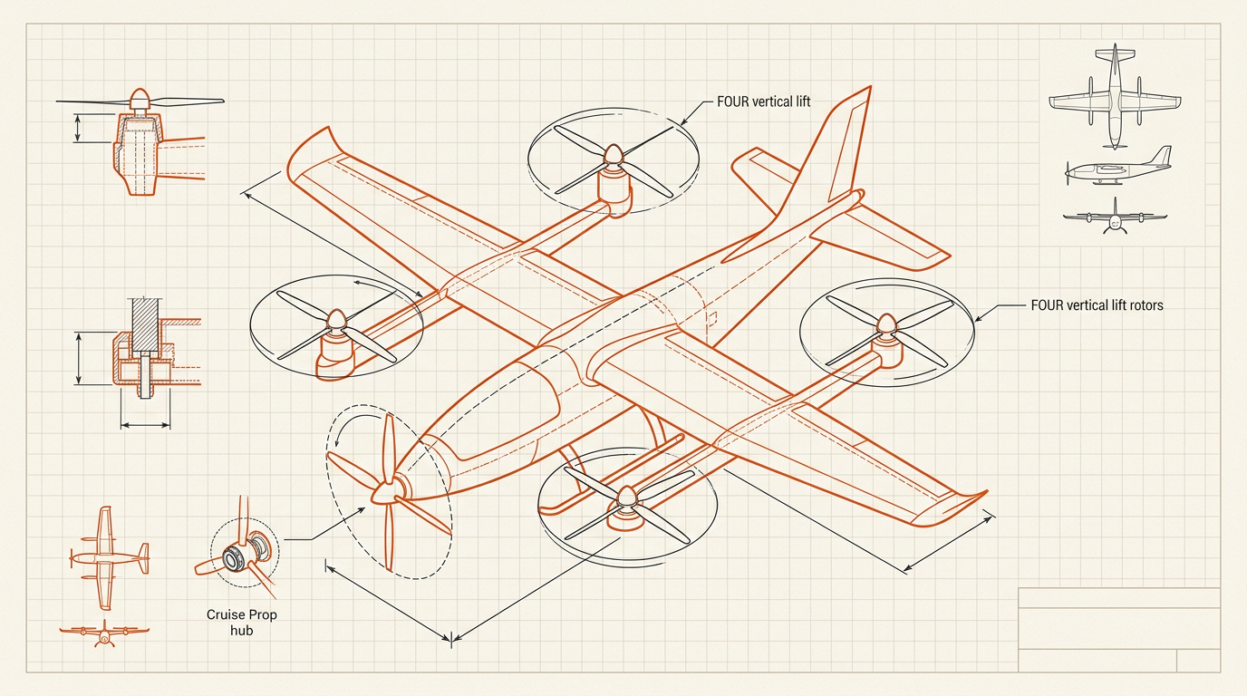 VTOL blueprint