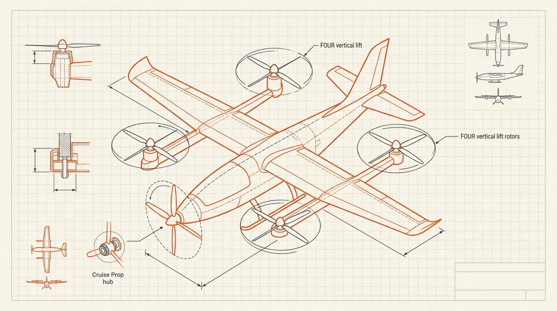 VTOL blueprint